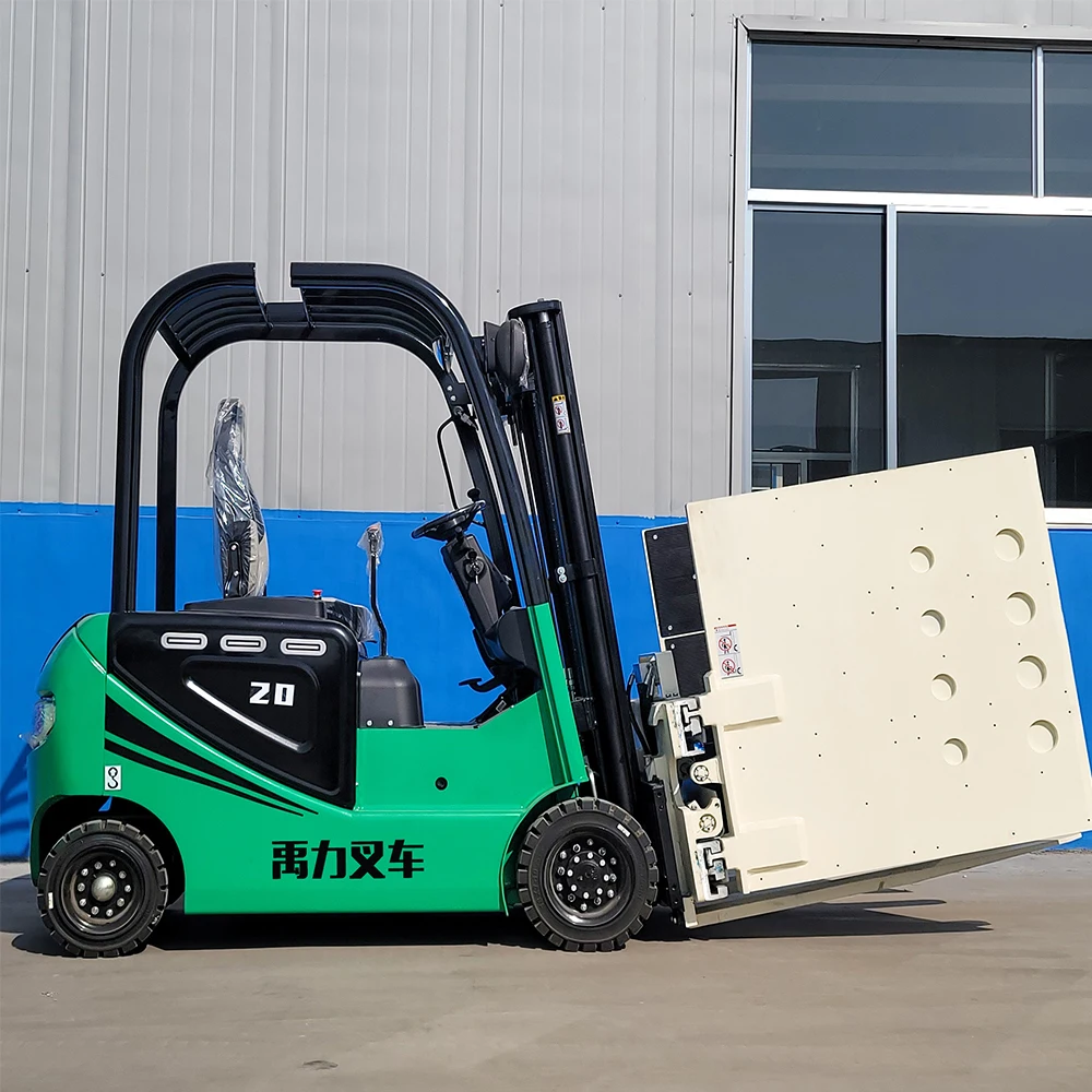 USA and Europe Hot !! 3 Ton Full Electric Four Big Wheels Forklift Truck Lifting up to 3m