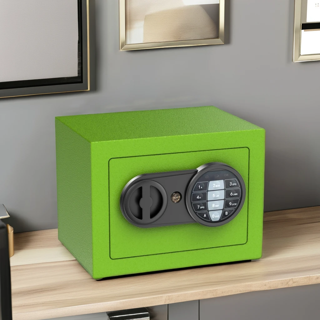 Portable Mini Master Lock Key Safe Wall Mounted Digital PIN Code Access Safe Key Small Key Cash Money Security Box