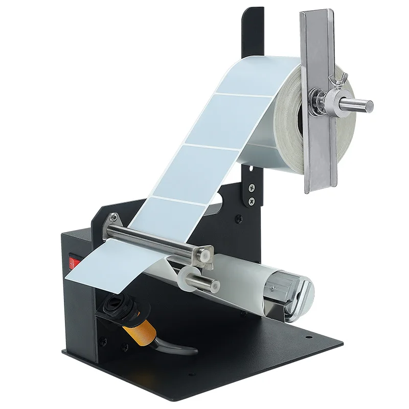 FYJ D58 Stripping Machine Automatic Label Dispenser Sticker Labeling Stripper Peel Off Machine for Transparent and Opaque