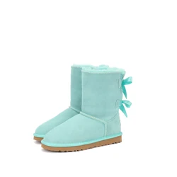 Угги, 2021 натуральная кожа, угги, роскошные угги, мех, стразы, зимние ботинки для женщин