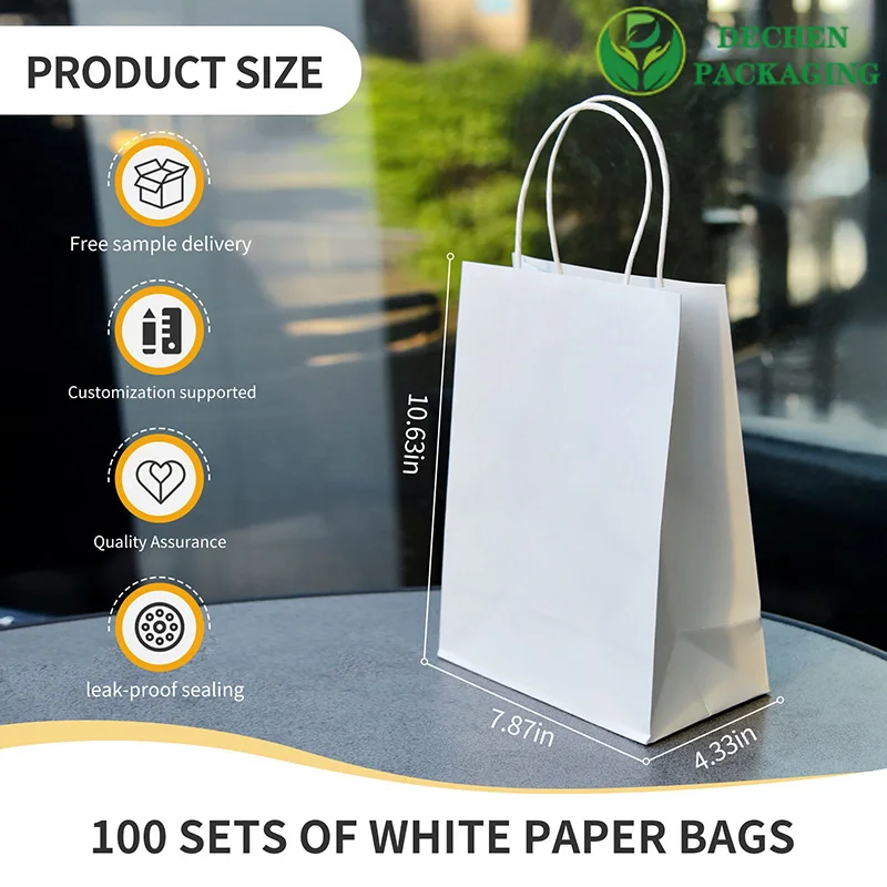 Clothing Paper Bags With Handles Boutique
