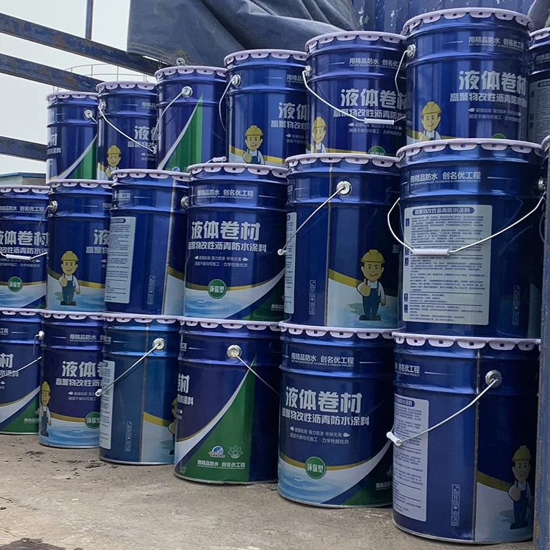 Eco Friendly Anti-corrosion Liquid Bitumen SBS Rubber Asphalt Waterproof Spray Coating Epoxy Paint for Roof Building Material