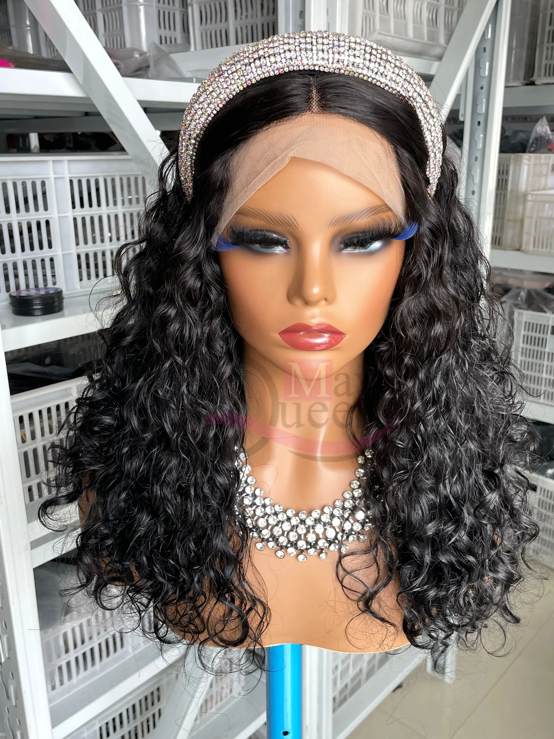 MayQueen Human Hair Lace Front Double Drawn Peruvian Hair Wig 13 4