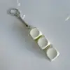 Round hat  beige Lighted snake chain