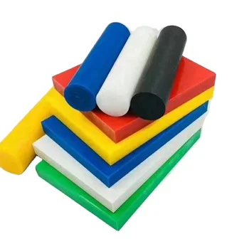 Custom Quality Uhmw-pe Hdpe Nylon Pom Mc66  Ptfe Polyurethane Solid Plastic Extruding Uhmwpe Rod Plastic Bars Rod