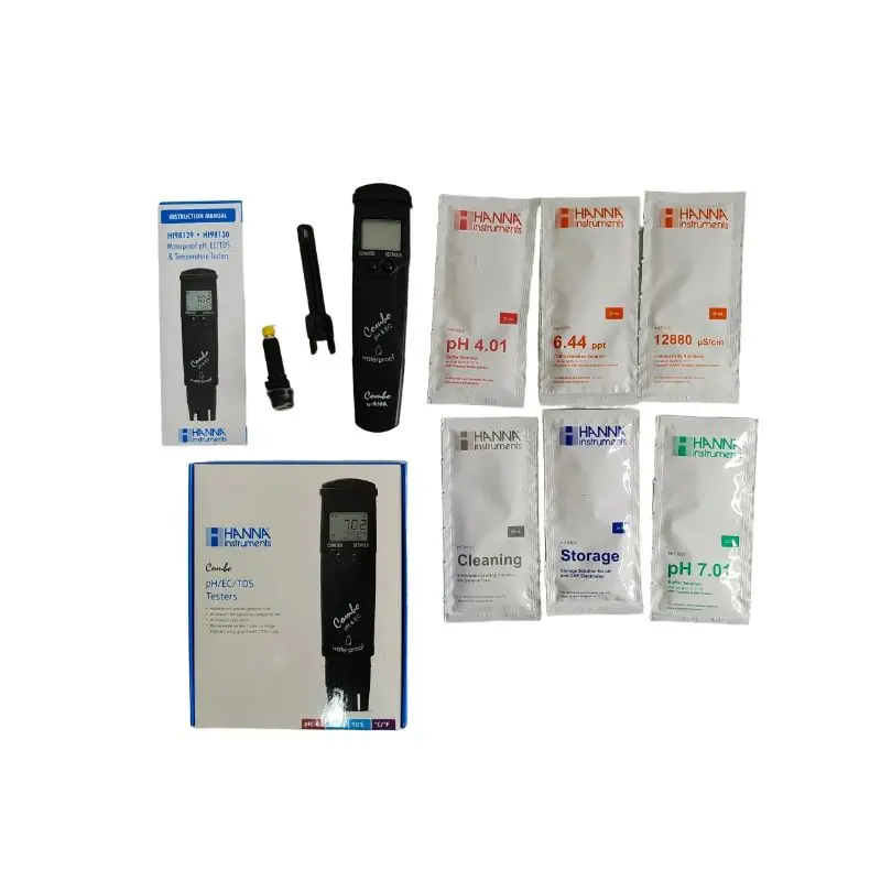 HANNA HI98130コンボpH伝導性TDSテスターハイレンジプラスチック材料