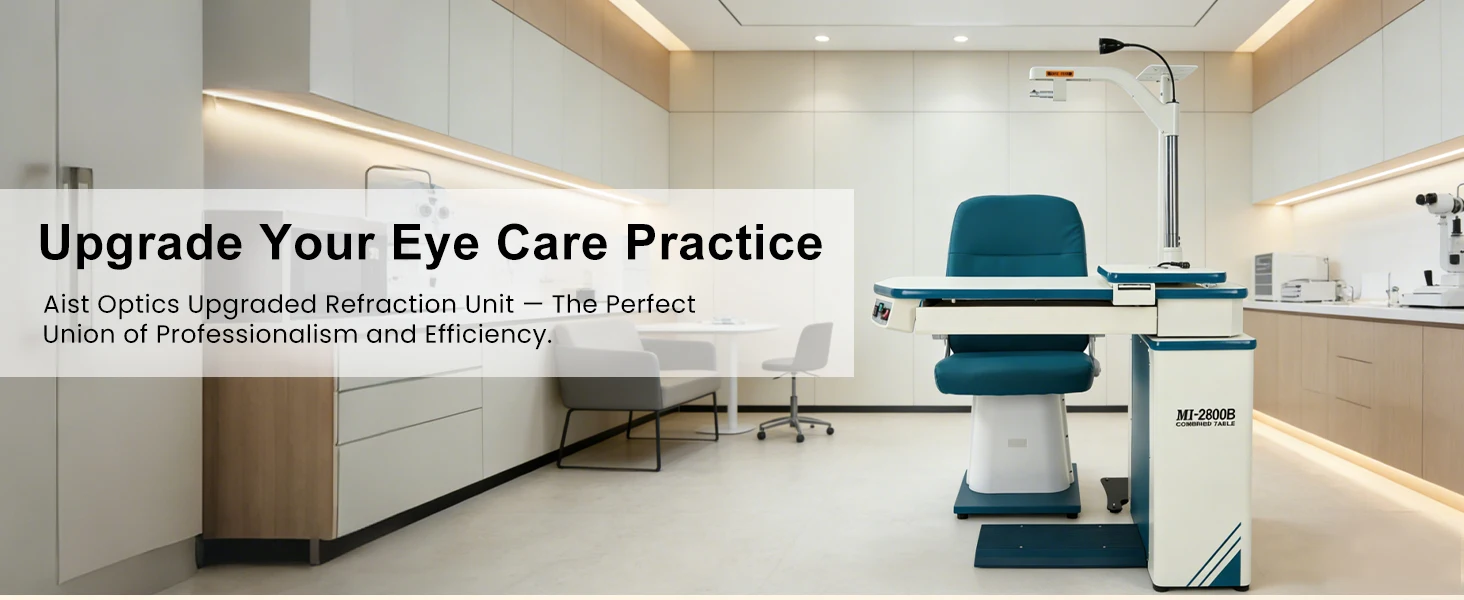 Ophthalmic Combined Table And Chair MI-2800B Optometry Chair Unit For Sale