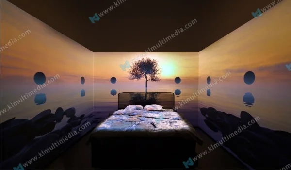 3D Immersive Experience Projection Room with Hologram Projector for ...