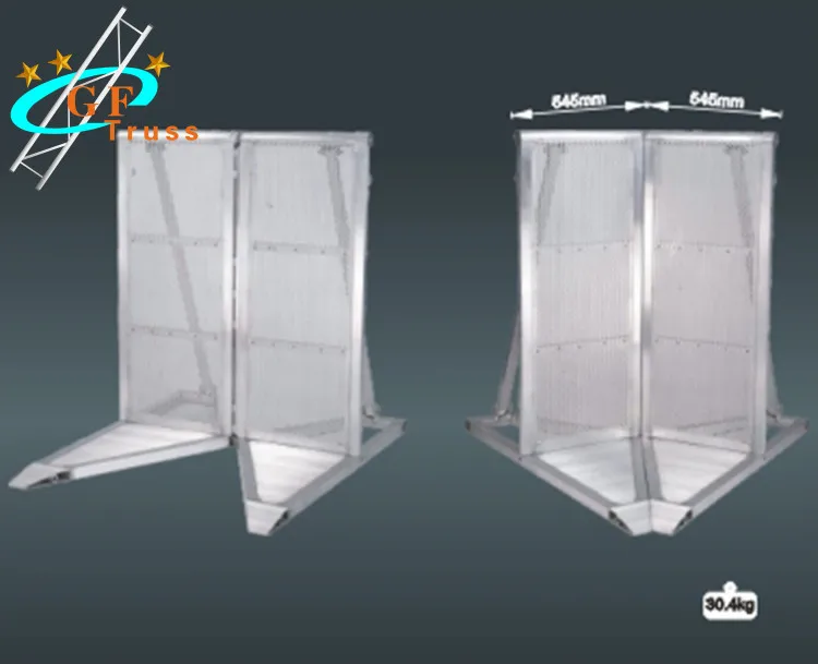 CE Certification Crowd Control Aluminum Barrier Mojo Stage Road Barrier for Concerts