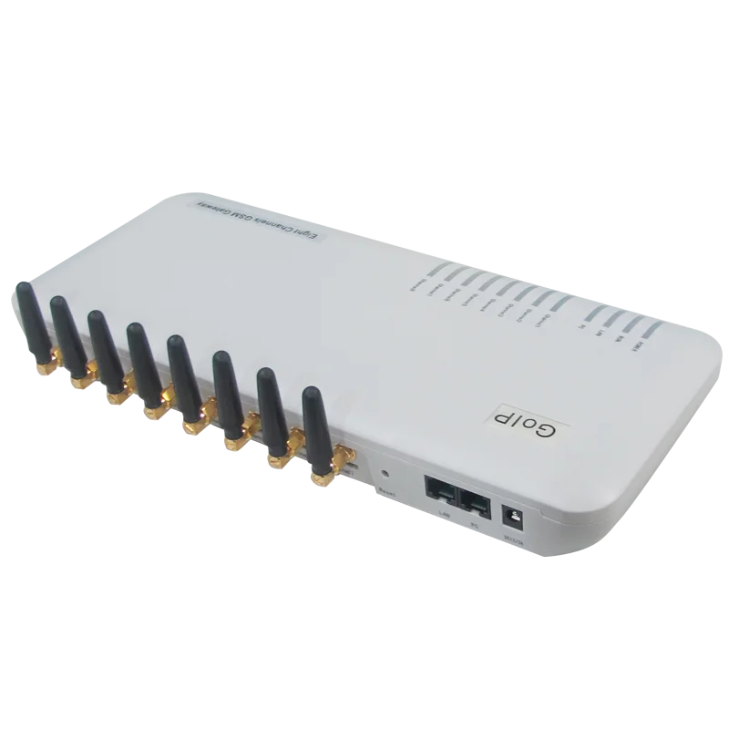 
 VoIP GSM шлюз GSM sim коробка voip шлюз 8SIMs GoIP8/для ip pbx  