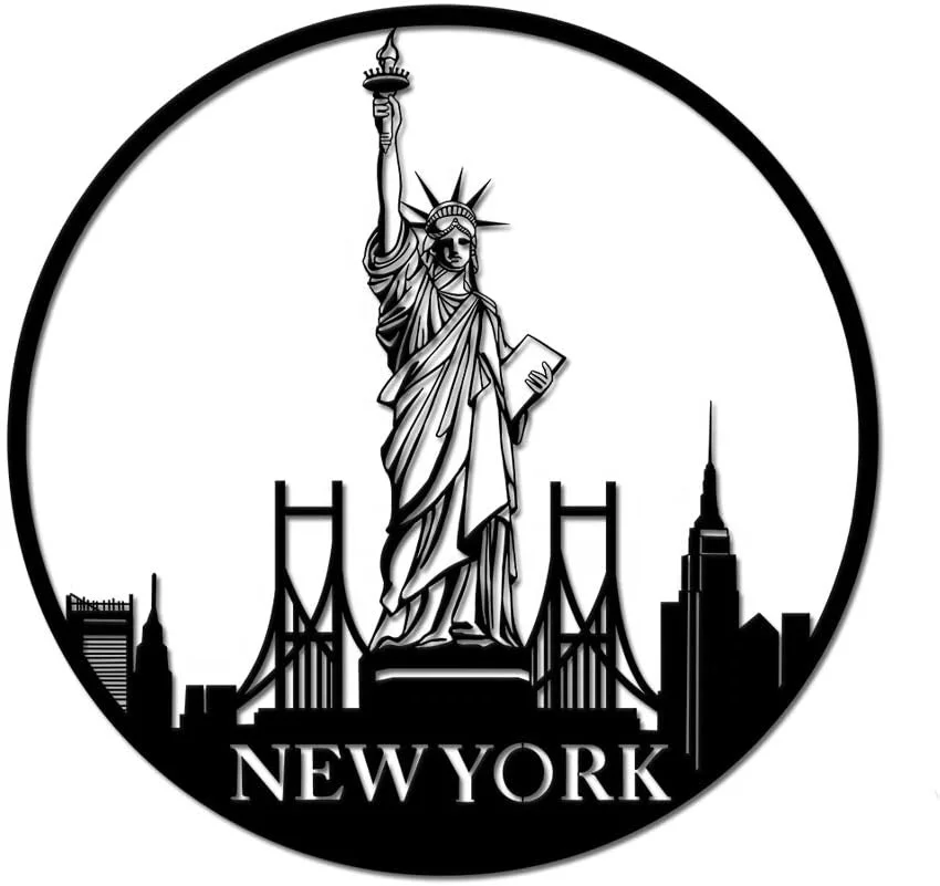 Housewarming Gift New York Statue of Liberty Wall Sculpture