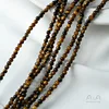 Oeil de tigre doré naturel-3 mm-1 brin
