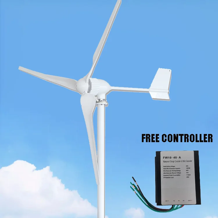 5KW Horizontal Axis Wind Turbine - 48V Best Price Factory