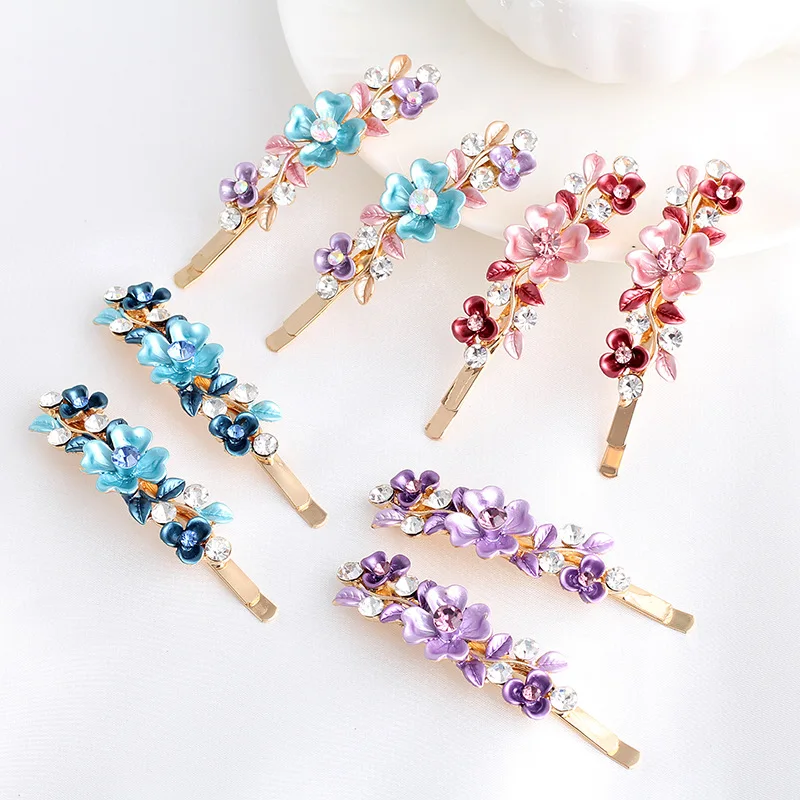 Модные женские разноцветные заколки для волос