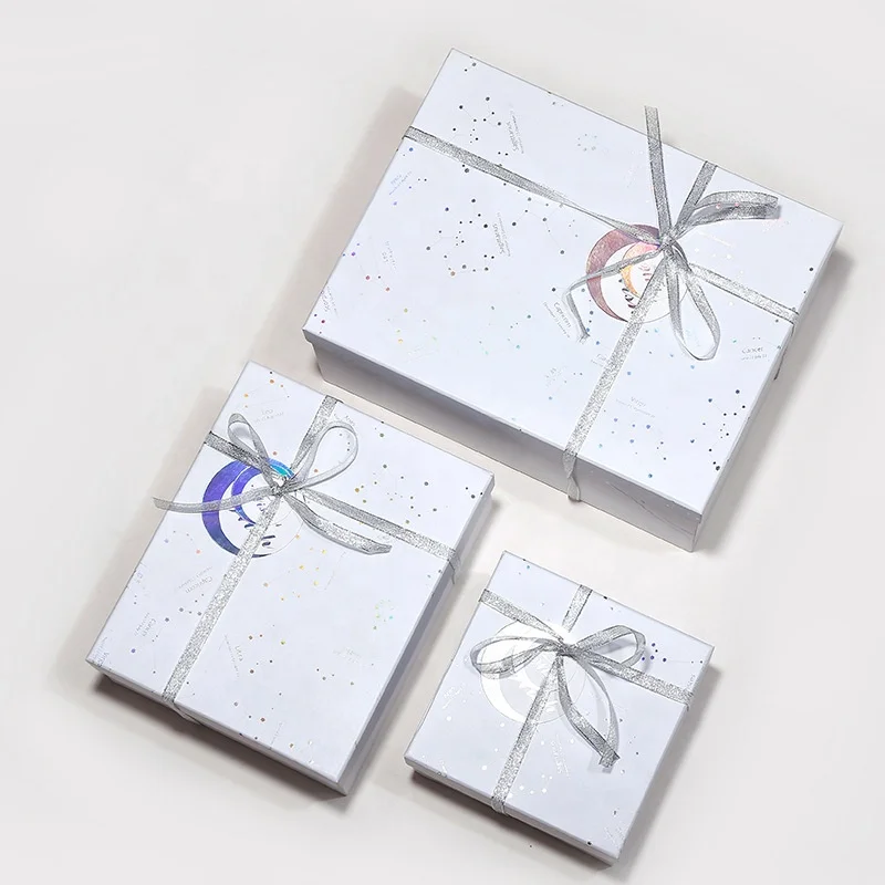 Universal Custom Handmade Luxury White Lid And Base Gift Paper Box