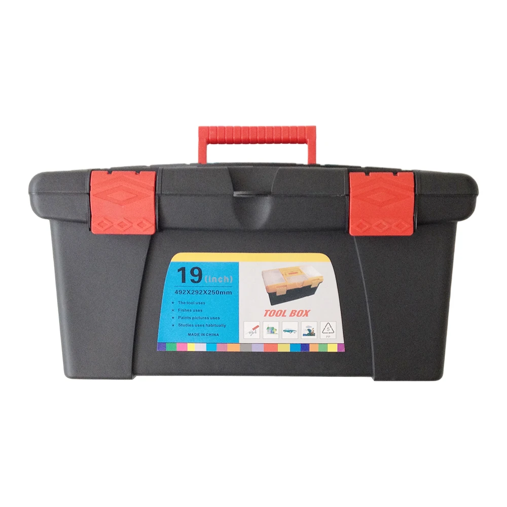 19 inch plastic tool box with
