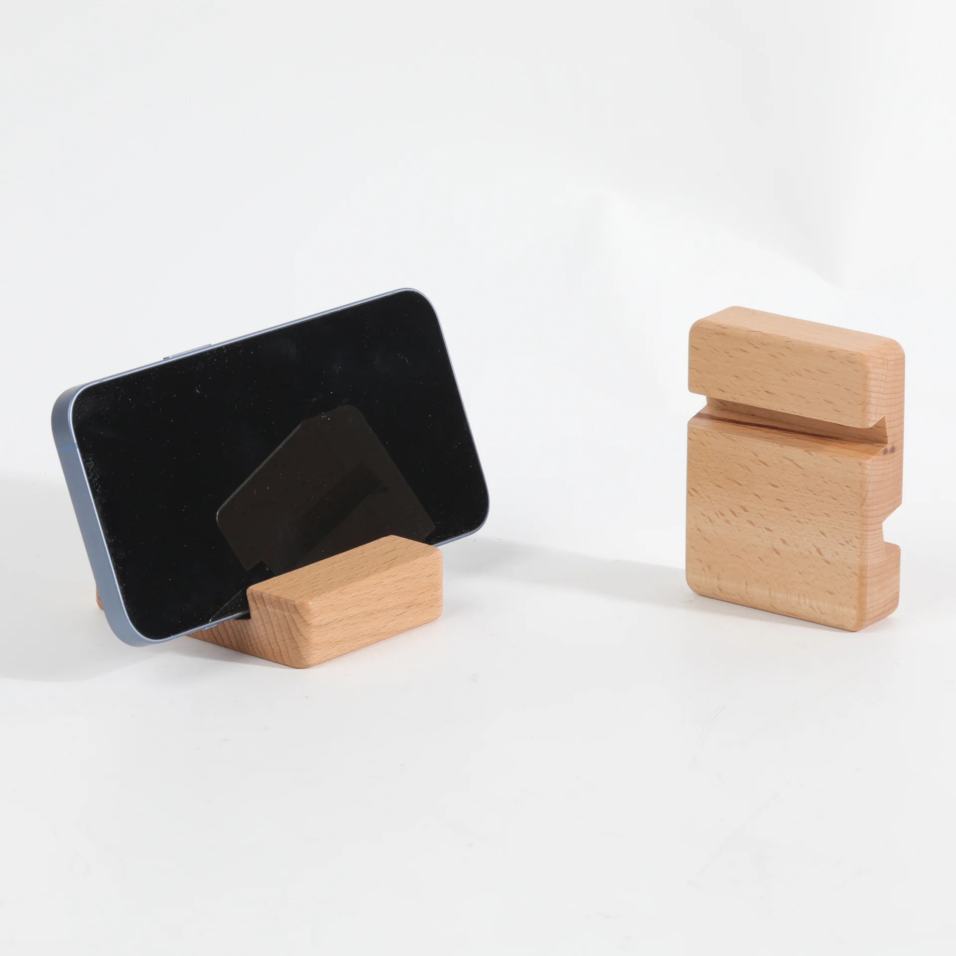 Cheap Wooden Phone Holder Stand Mobile Smartphone Support Tablet Stand