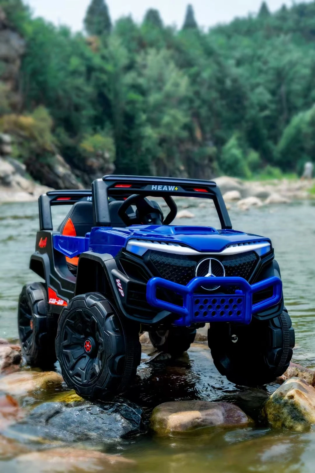 Factory direct-selling off-road Hot Sale 2.4 G Remote Control 6V500MA Kids Toy Vehicle Battery ride on car electric for children
