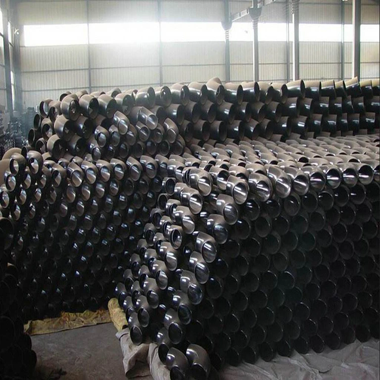 Carbon Steel Press Fitting 90 Degree Bend Welded Butt Welded Pipe Elbows