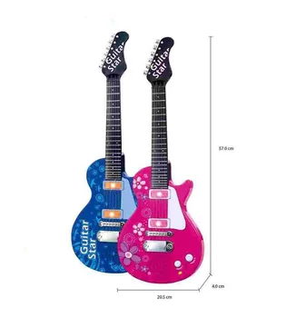 WANTON　GUITAR　玩具　未使用 Weifang Rebon 6 String White Colour Hollow Body Electric Guitar