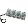 Porte-clés anti-stress 4Key, cristal et transparent