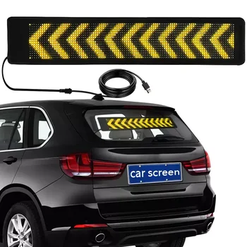 LED Sign for Car Smart APP Control LED Flexible Panel Pixels Pattern Graffiti Text Animation Programmable LED Display for Store