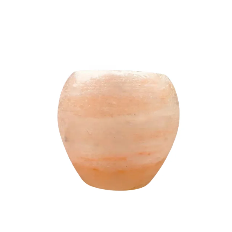 Pink Himalayan Salt Lamp Crystal Rock Tealight Candle Holder Carved Decoration Himalayan Salt Candle Holders details