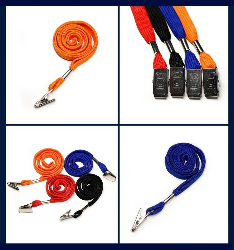 Wholesale Printed Face Adjustable Lanyard with Clip