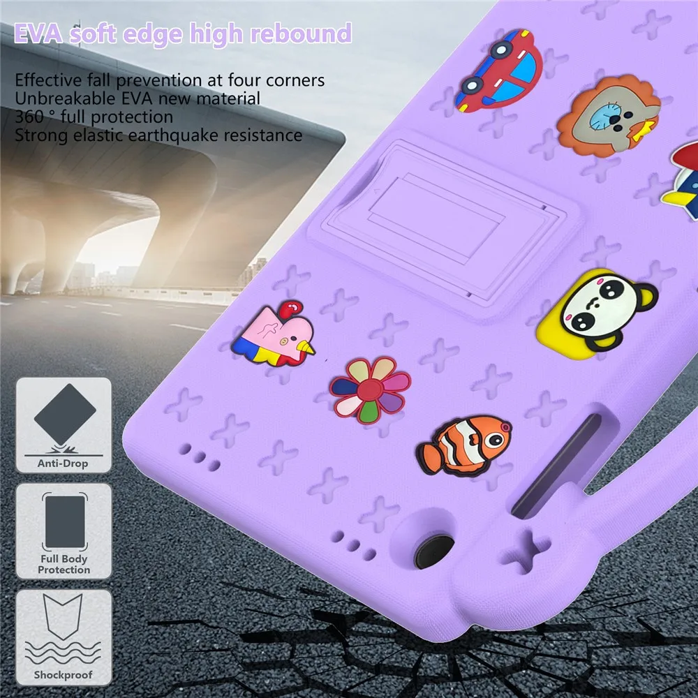  a11 shockproof eva handle  stand cover child proof protective shell-3