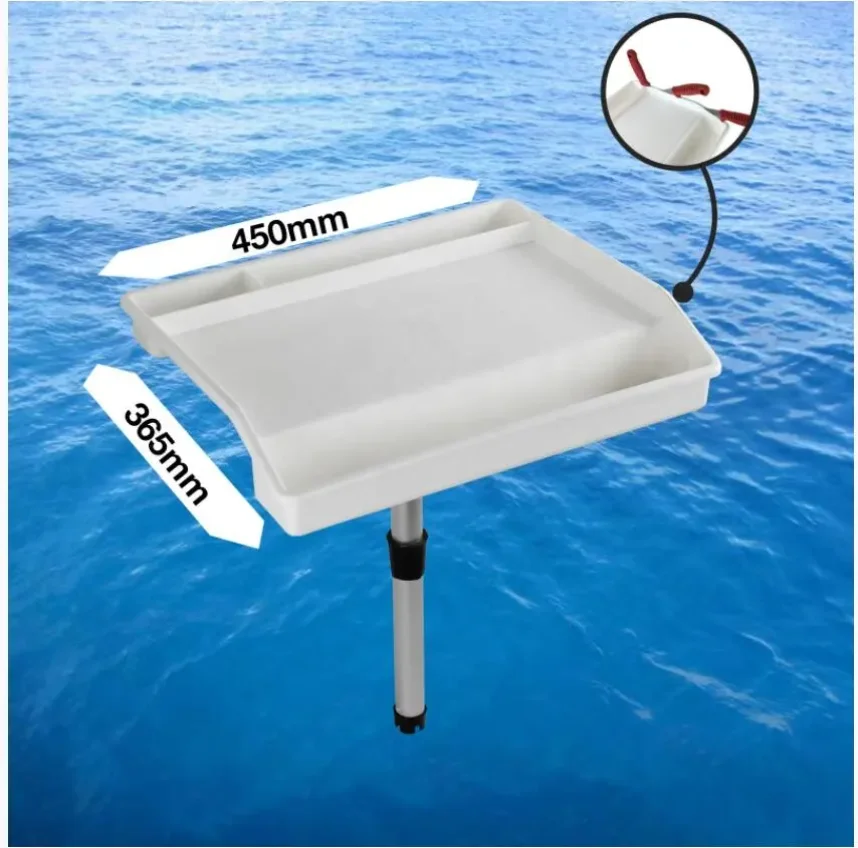 Customized Boat Cutting Board Bait Table Medium Rod Holder Mount Boat