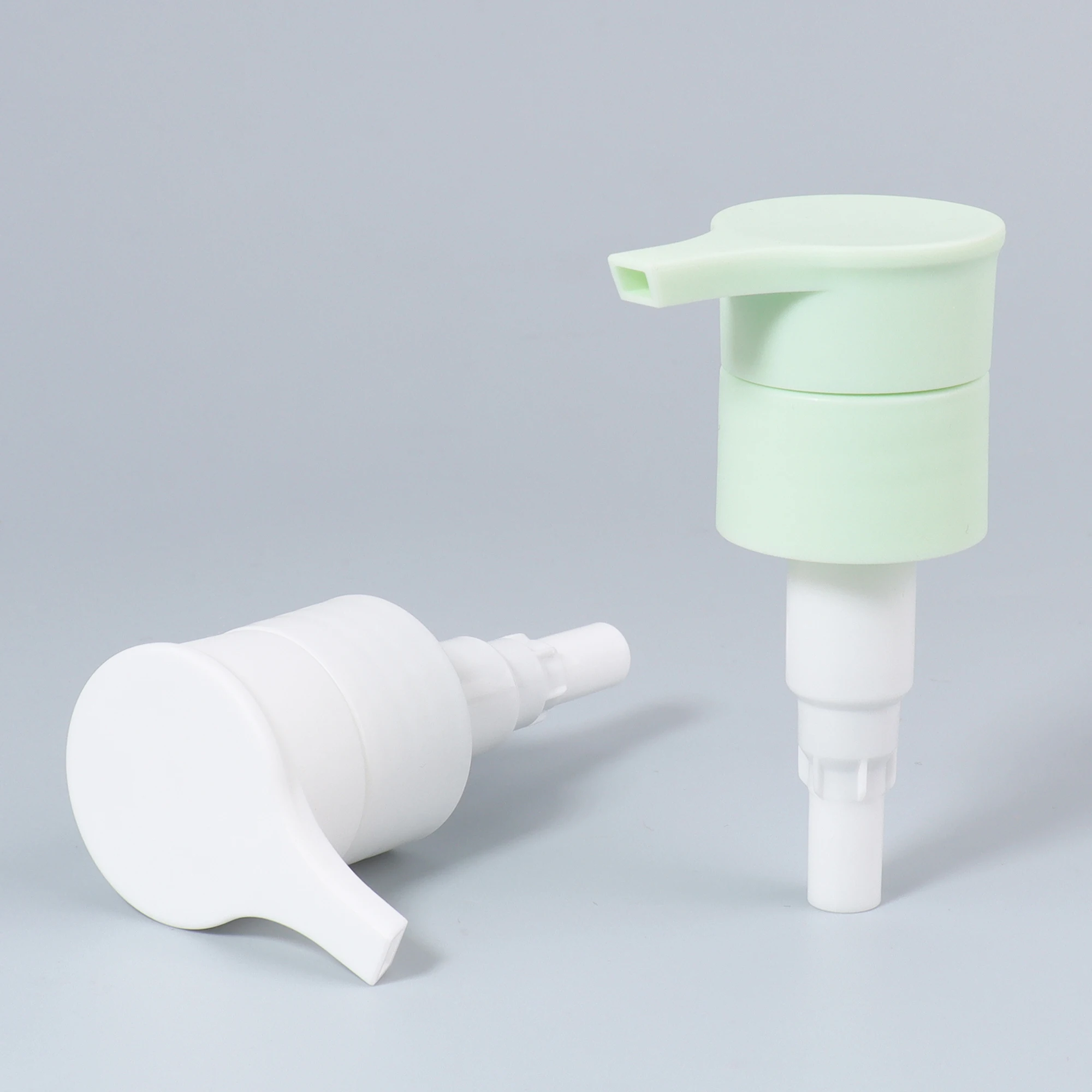 White 28mm Lotion Pump Head Plastic Cosmetic Dispenser Pump for Shampoo Lotion Liquid Soap