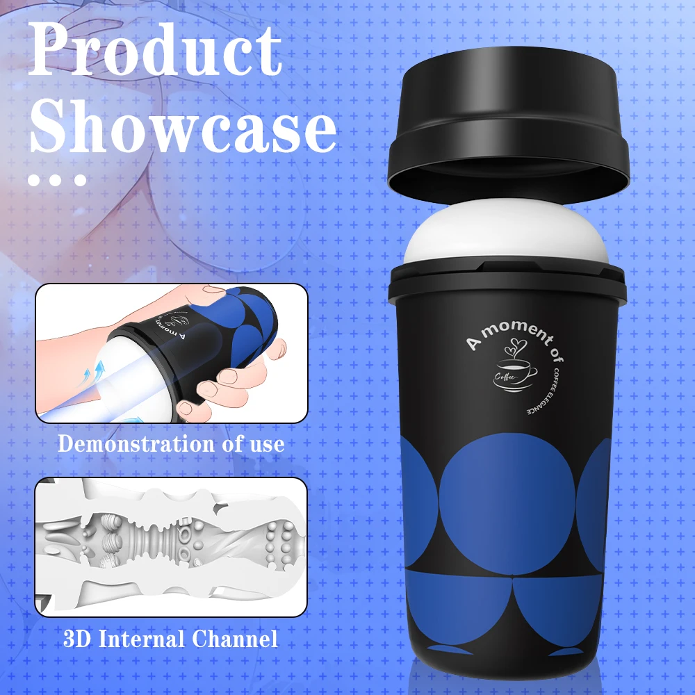 S-hande Male Clean and Easy Masturbation Cup Sex Toy Machine Device Masturbators for Men  Vibradores Para Hombres
