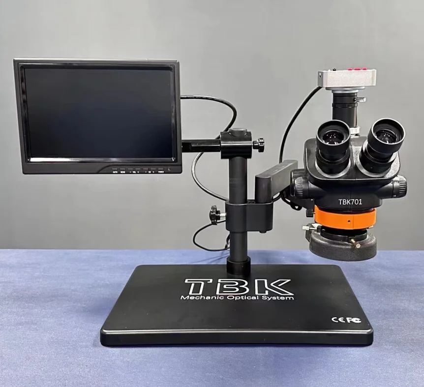 Tbk701 4k 750x Microscope Mobile Repairing For Motherboard Soldering