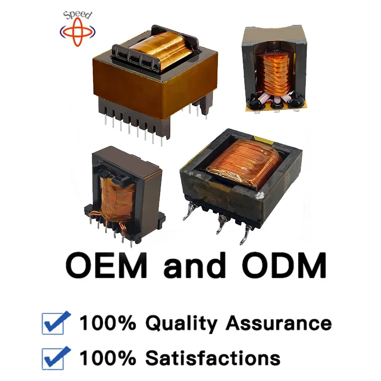 Ultra Low Inductors Coils 96x80x49mm Size Encapsulated EF20 12V LED PQ2620 ERL28 High Frequency Power Supply Transformer