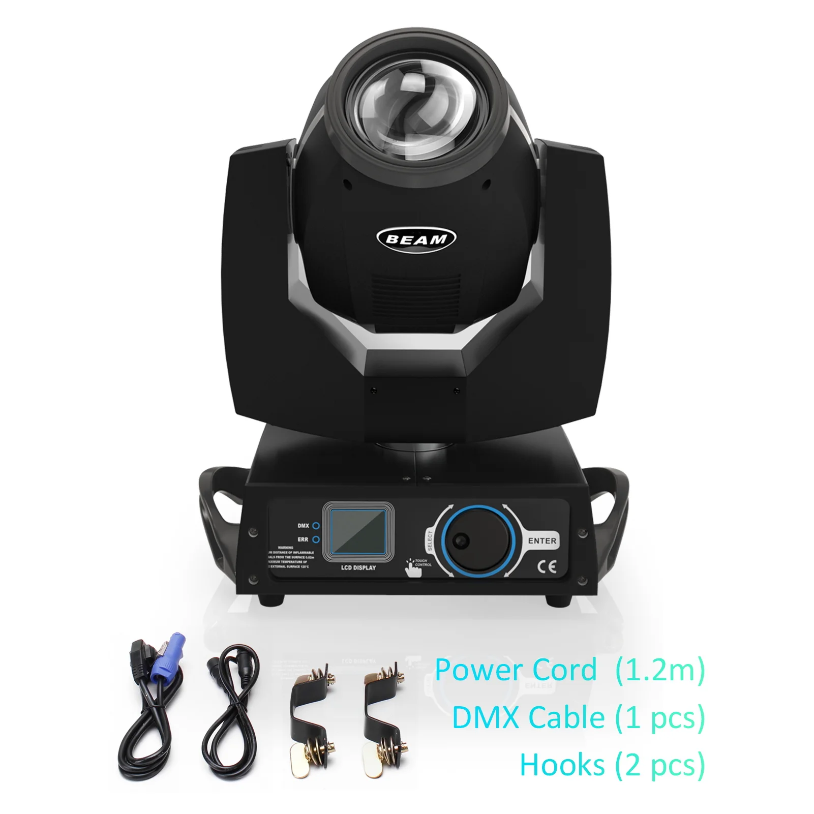 U'king Professional Black DMX Sharpy LED Moving Head Lights