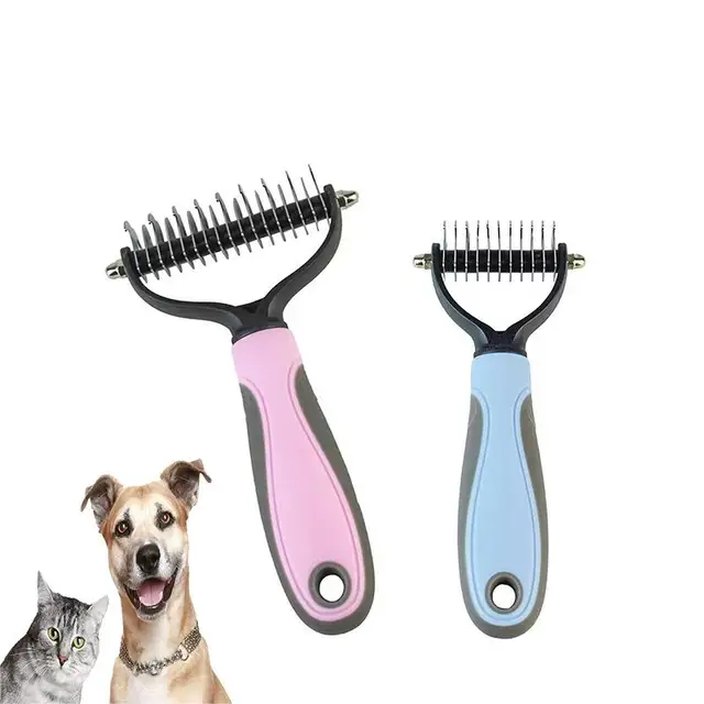 Hot Selling Comb Knotting Cat Teddy Hair Grooming Dog Cat Slicker Brush Brushed Pet Brush Set For Pets