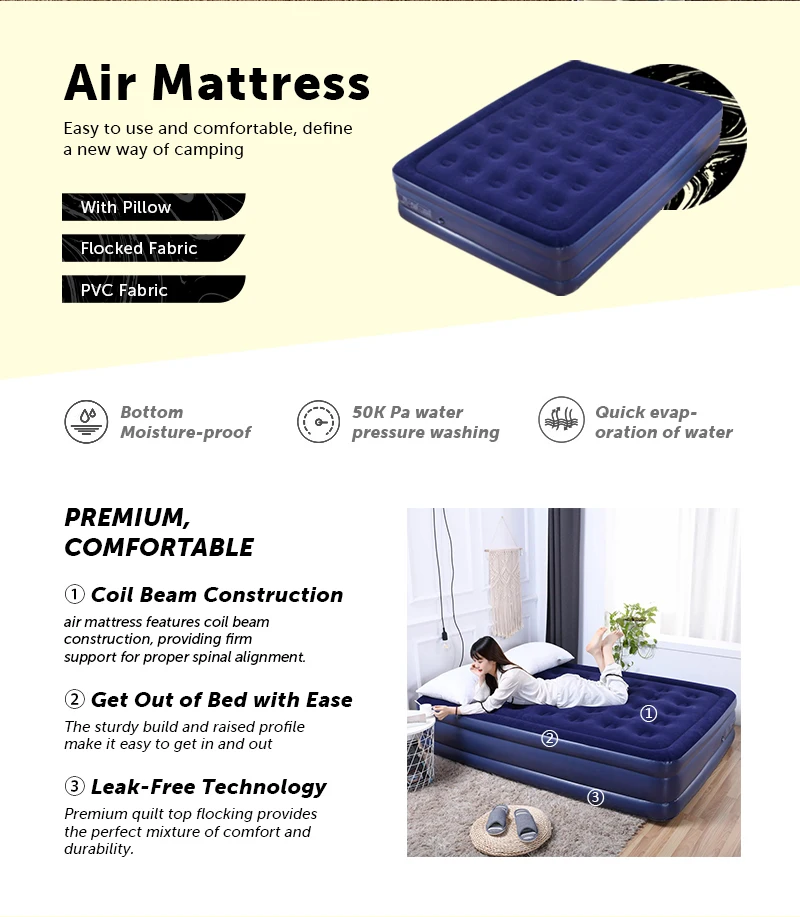 Mattress Sleeping Pad Memory Foam Camping Mat Mattresses Topper