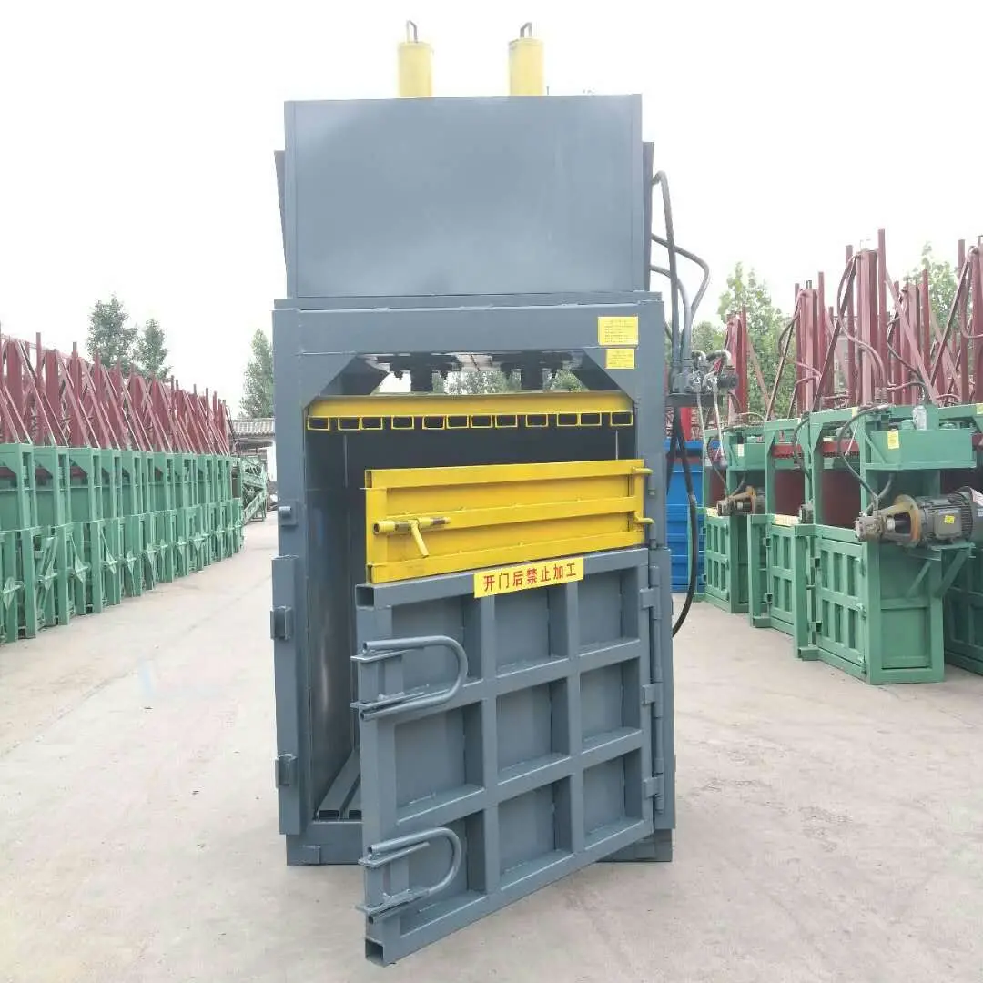 Hydraulic Vertical Compressing Machine/ Waste Paper Press Machine Cheap Price Mini Hay Baler/Cardboard