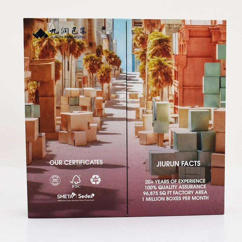 Custom Luxury Reusable Magnetic Cardboard Essential Oil Perfume Box Handmade Gift Packaging Embossing for Loose Powder for manufacture