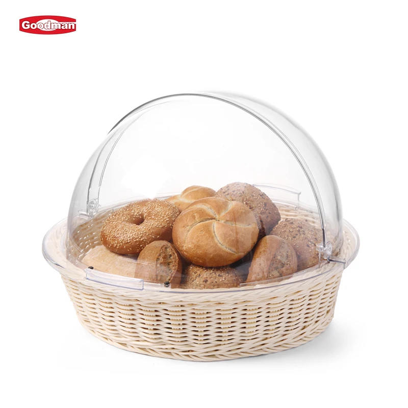 Polycarbonate Pastry Bread Clear Acrylic Cake Dome Cover Plastic Food Cover supplier