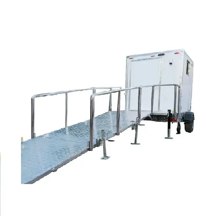 convenient mobile public toilet Portable Toilet Trailer handicapped toilet trailers