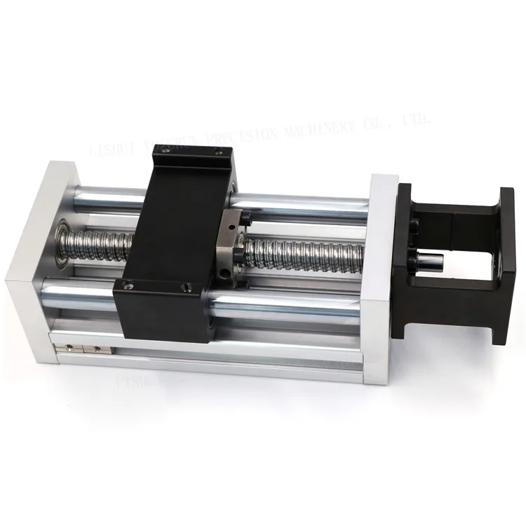 CNC XY Table Linear Shaft Medium Load Kit With Lead Screw Actuator