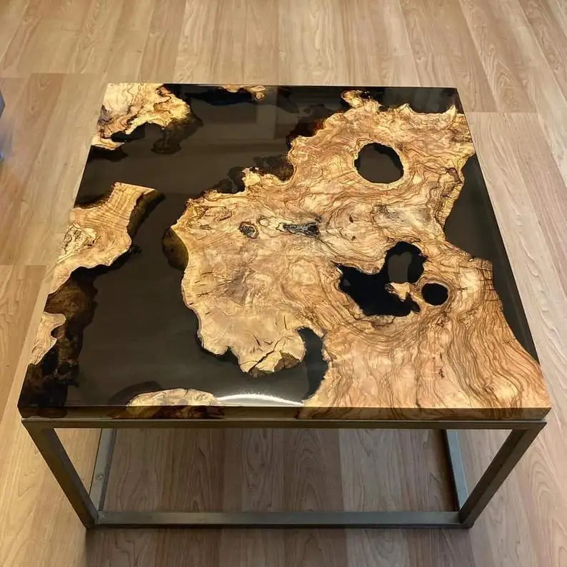 Epoxy Resin And Hardener 3-1Ratio/Table Epoxy Resin Filler/Epoxy Resin Liquid Crystal Clear For Table Top/Furniture