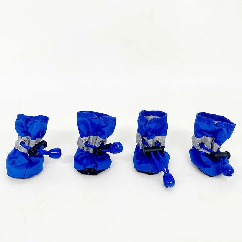 Elastic Strip Waterproof Anti Slip Paw Protector Reflective Dog Boots