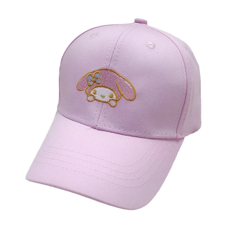 Cinnamoroll Sanrio Cap Melody Kuromi Embroidered Pink Cotton Twill Dad ...