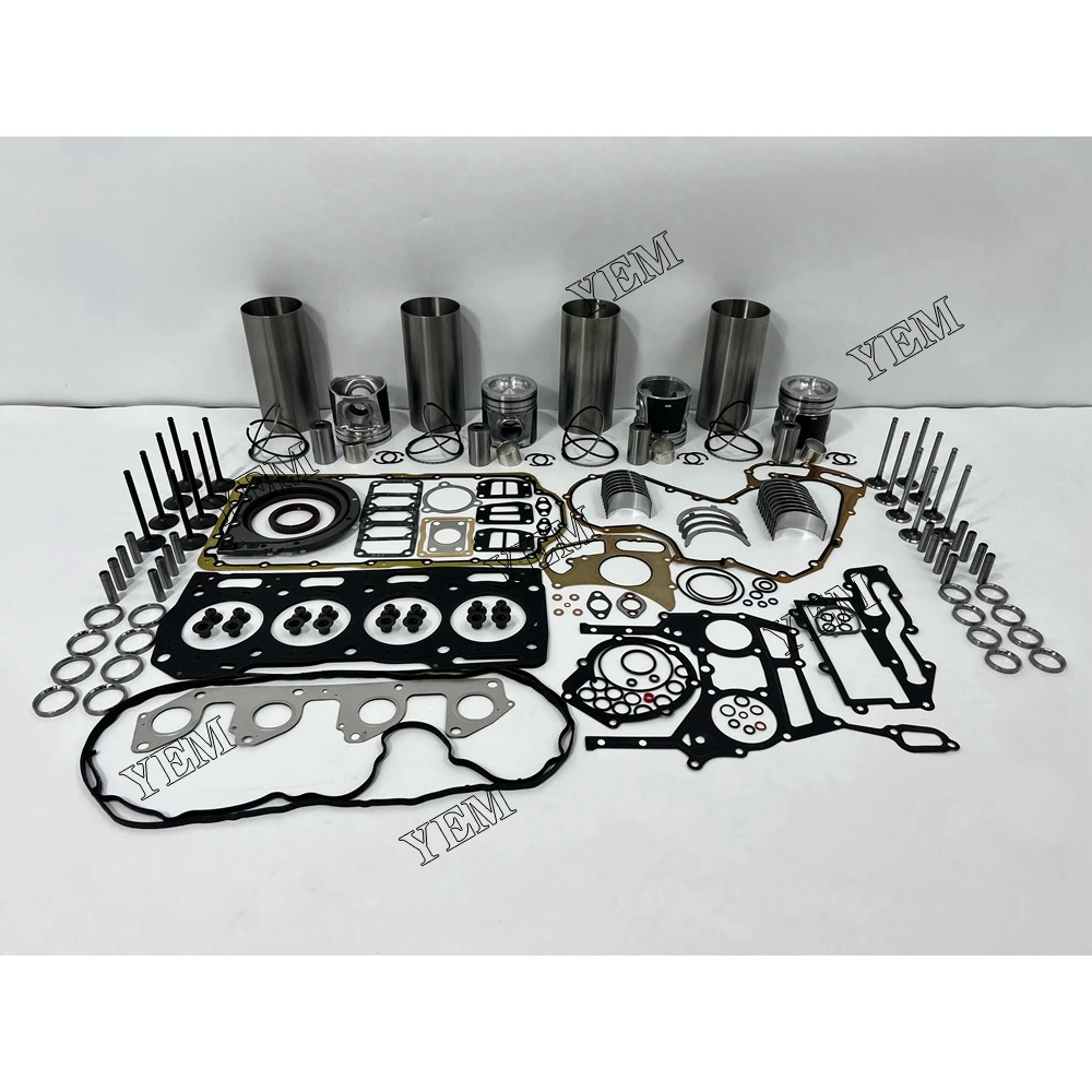 Original Brand New Engine Rebuild Kit With Piston Ring Liner Bearing Valves Overhaul Gasket Set For Caterpillar C4.4