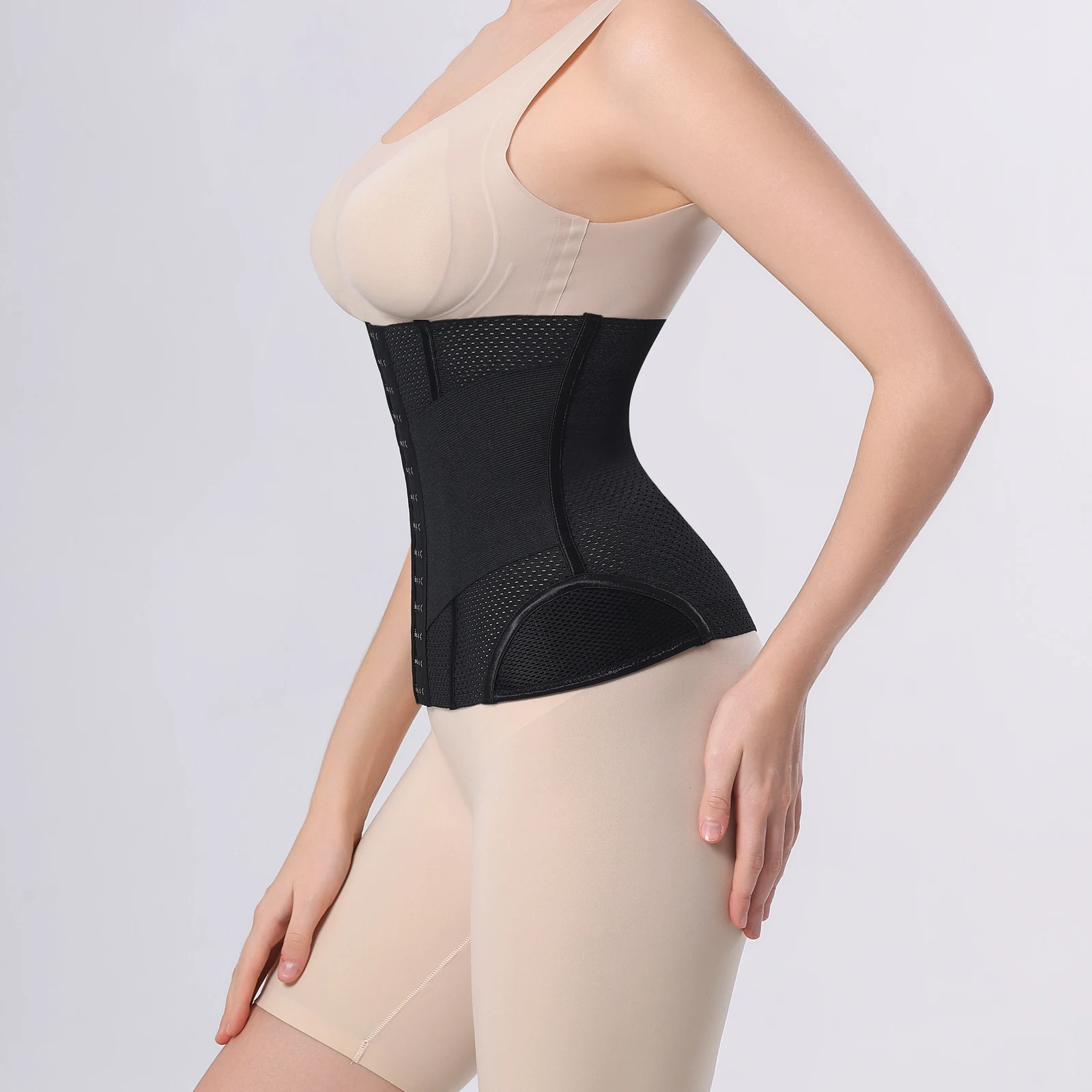 Waist Cincher Trimmer Belt Double Trimmer Shaping Wrap Girdle Full Body Corset Waist Trainer Shaperwear Tummy Control Shaper factory