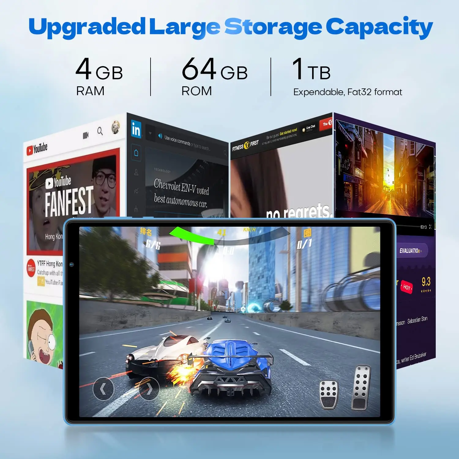 Teclast P25T 10.1'' Tablet PC - Android 12, 4GB RAM, Dual Cameras