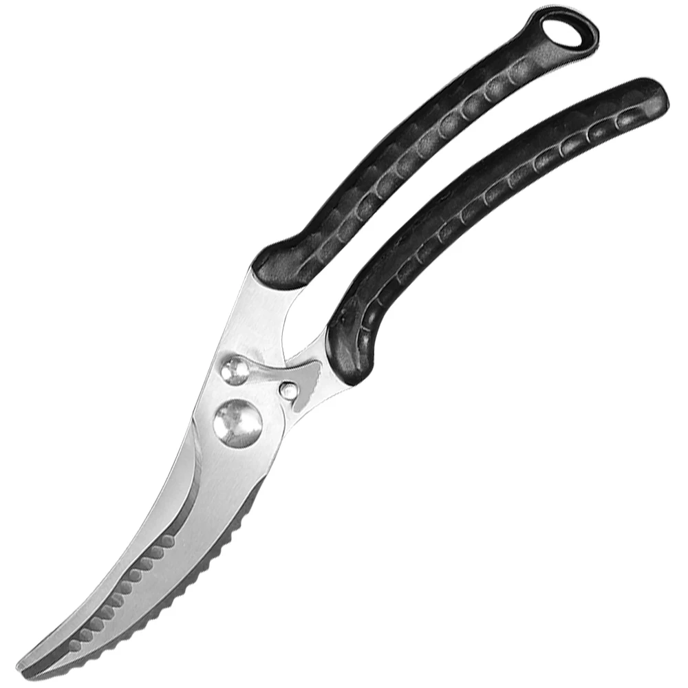 Ножницы из нержавеющей стали для кухни, двойное лезвие для резки куриных костей, индейки, овощей, барбекю