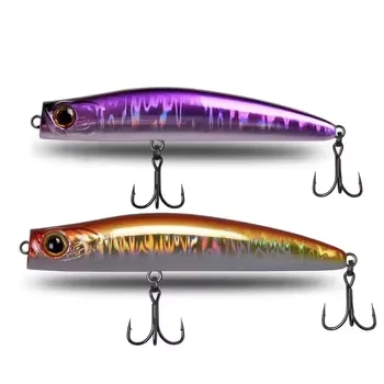 Stainless Steel Lure 75mm 135g 85mm 19g Sinking Twitching Flat-Head Pencil Artificial Hard Bait for Snakehead – Pencil – view 5